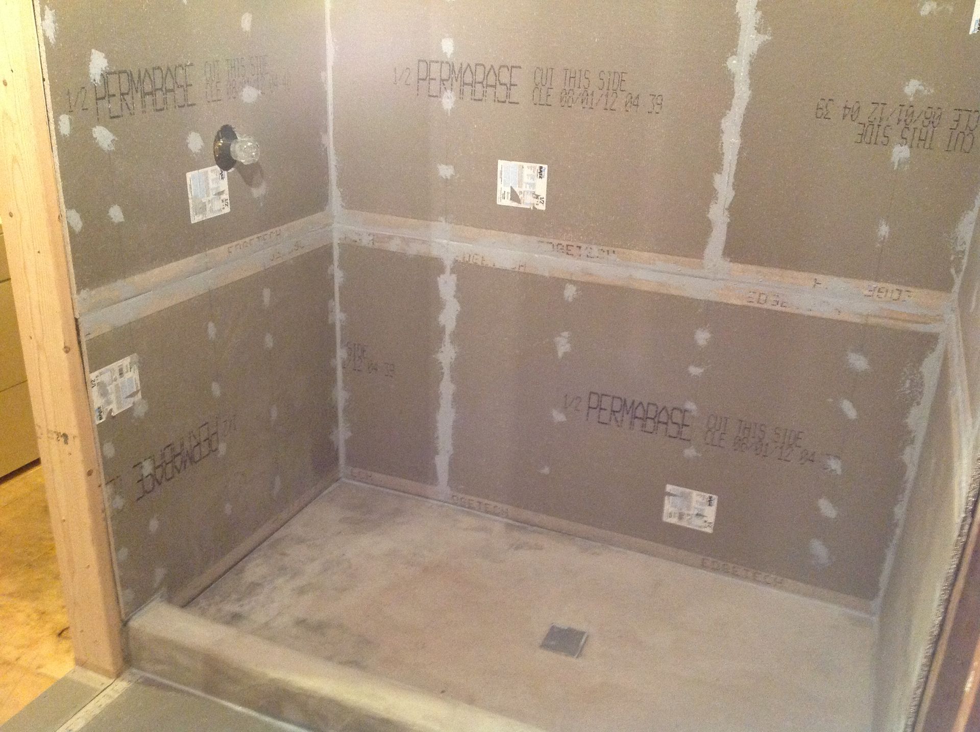 Compton bathroom before