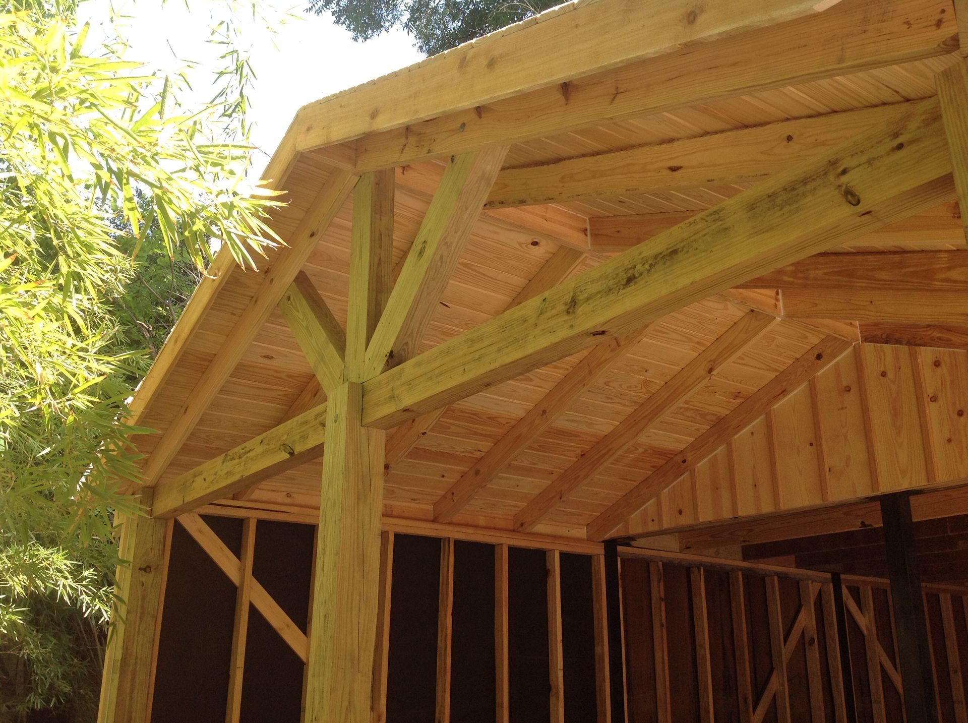 Custom rafter after