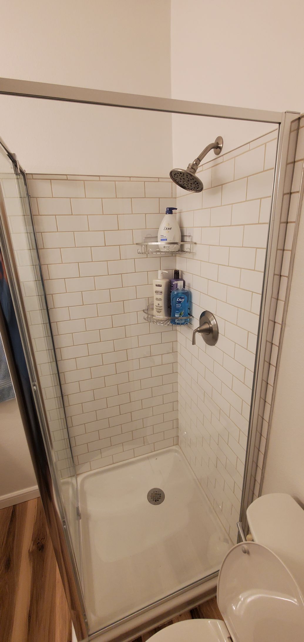 Shower after